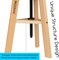 MEEDEN Wooden Drafting Stool with Adjustable Height, Artist Stool,Office Studio Stool, Up to 220 Lbs,German Beech Wood, Perfect for Artists Studio,Home Use,Kitchen,Bars